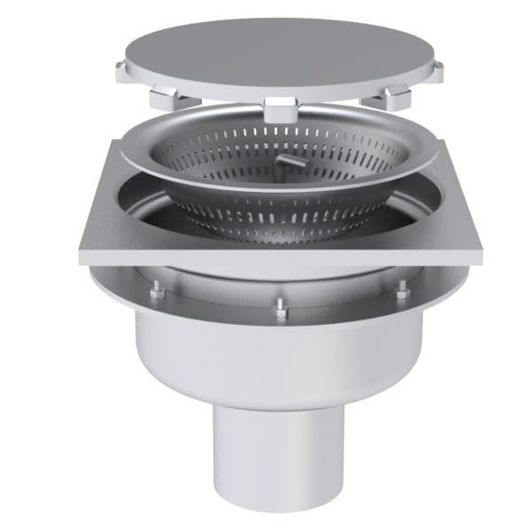 Square Membrane Clamp Drain
