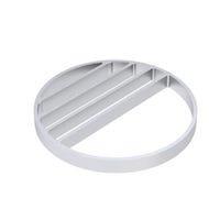 Half grate stainless drain cover